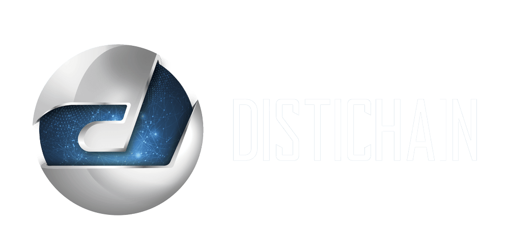 distichain logo white