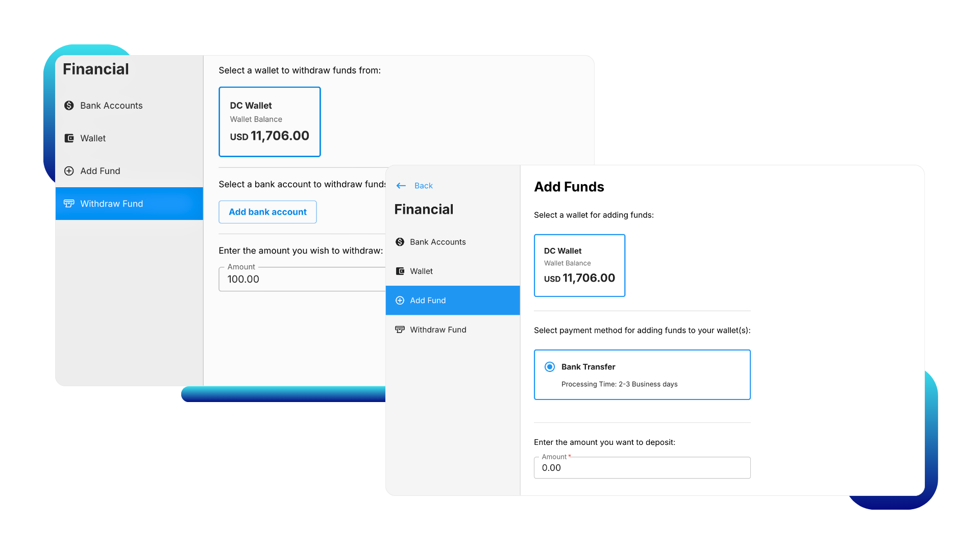 screenshot financials